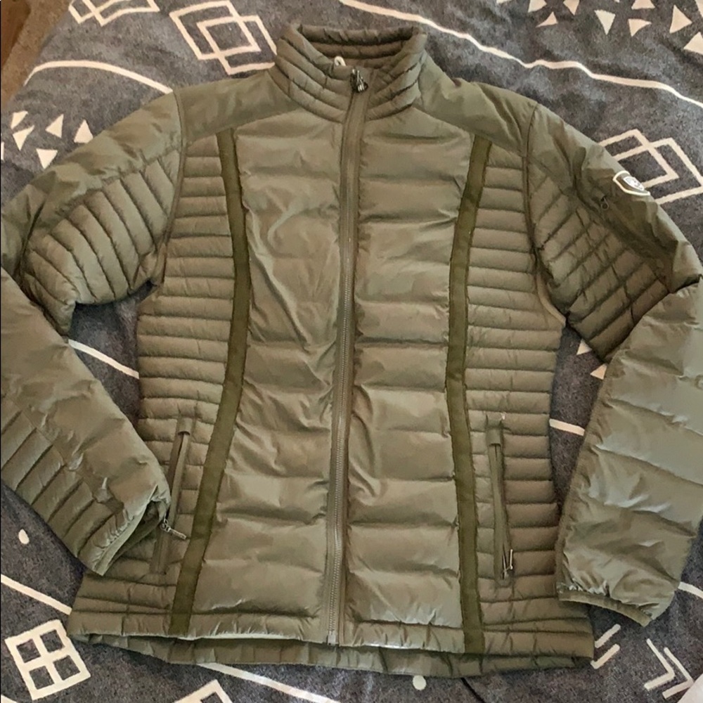 Insulated down jacket
